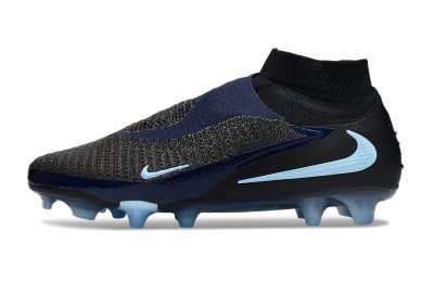 Nike Phantom 6 High Top Elite FG Shadow Pack - Black/Ice Blue