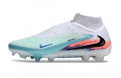 Nike Phantom 6 United Chapter 2 Elite DF FG  - Pistachio Frost/Hyper Orange