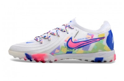 Nike Phantom GX 2 Elite Low Top TF So Cal Disruption - White/Racer Blue/Pink
