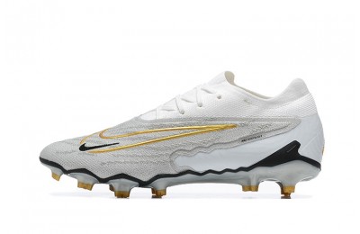 Nike Phantom GX Elite FG Custom By You - White/Grey/Gold