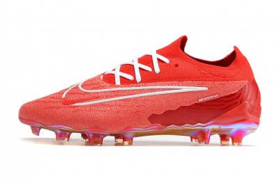 Nike Phantom GX Elite Firm Ground Cleats - Red/White