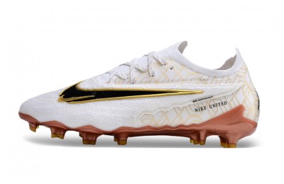 Nike Phantom GX Elite Low-cut FG United Golden Pack - White/Metallic Gold/Black