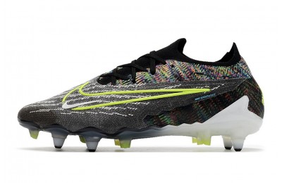 Nike Phantom GX Elite Soft Ground SG PRO Anti-Clog Fusion Link - Black/Volt