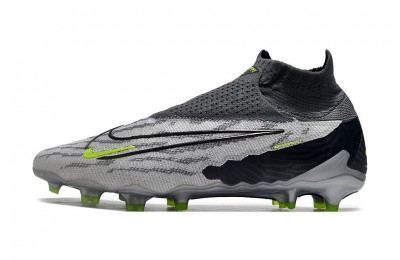 Nike Phantom GX R9 Chrome Elite DF FG - Black/Grey/Green