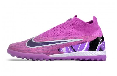 Nike Phantom GX Thunder DF TF Turf  Soccer Cleats - Fuchsia Dream/Barely Grape