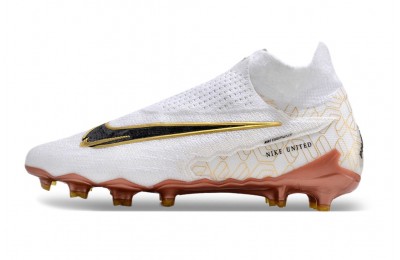 Nike Phantom GX United Golden Pack Elite DF FG - White/Gold/Black