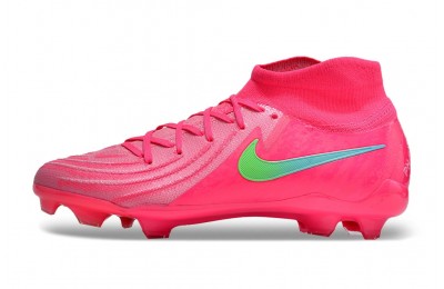 Nike Phantom Luna 2 High-Top Elite FG Soccer Cleats - Hyper Pink/Green