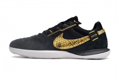 Nike Streetgato IC Indoor Soccer Cleats - Black/Gold