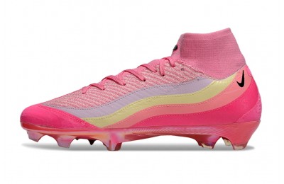 Nike Zoom Mercurial Superfly 10 Air Max 95 Elite FG - Pink/Yellow/Grey