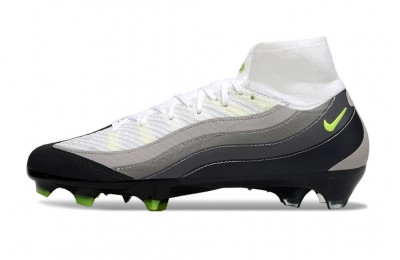 Nike Zoom Mercurial Superfly 10 Air Max 95 Elite SE FG - White/Pearl Grey/Neon Yellow