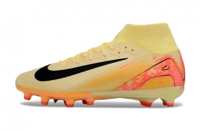 Nike Zoom Mercurial Superfly 10 KM Mbappe Pack Elite AG Cleats - Orange/Armory Navy