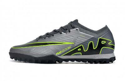 Nike Zoom Mercurial Vapor 15 Elite TF Turf - Chrome/Green