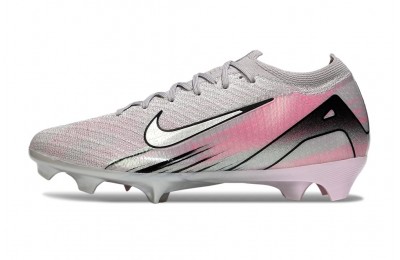 Nike Zoom Mercurial Vapor 16 Elite FG Cleats - Silver/Pink 