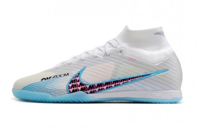 Nike Air Zoom Mercurial Superfly 9 Elite IC Blast - White/Pink Blast