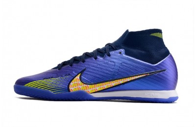 Nike Air Zoom Mercurial Superfly 9 Elite IC - Blue/Navy