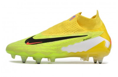 Nike GripKnit Phantom GX Erling Haaland Elite DF SG-PRO Anti Clog - Yellow/Black