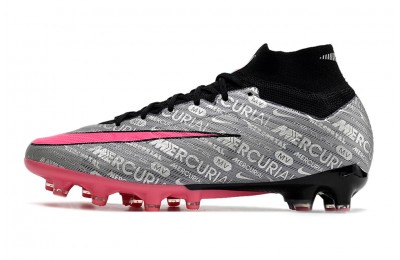 Nike Zoom Mercurial Superfly 9 Elite XXV AG - Silver/Pink