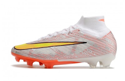 Nike Zoom Mercurial Superfly 9 Elite XXV FG - White/Orange/Red