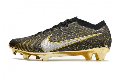 Nike Air Zoom Mercurial Vapor 15 Elite Fg Custom - Black/Gold