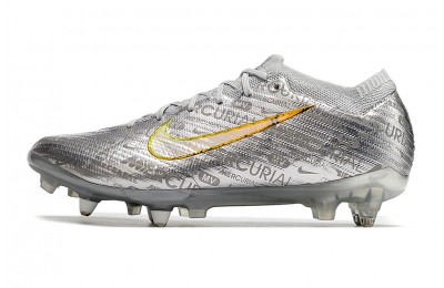 Nike Zoom Mercurial Vapor 15 Elite XXV SE SG-Pro Anti Clog - Metallic Silver/Wolf Grey