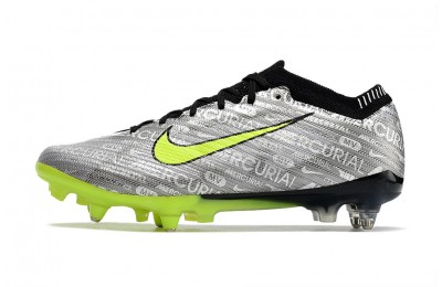 Nike Zoom Mercurial Vapor 15 Elite XXV SG-Pro Anti Clog - Silver/Volt