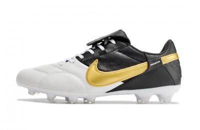 Nike Premier III FG - White/Black/Gold