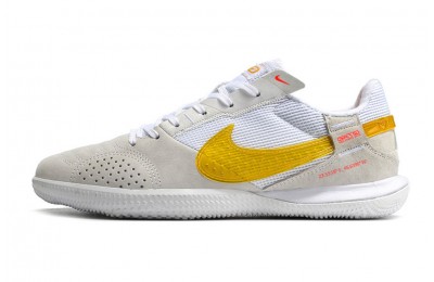 Nike Sao Paulo Streetgato IC Soccer Shoes - Summit White/Gold