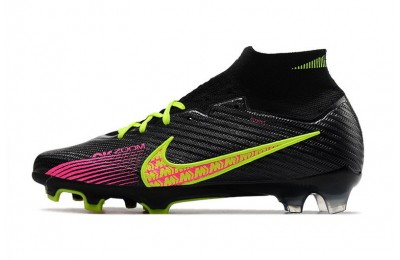Nike Air Zoom Mercurial Superfly 9 Elite FG - Black/Pink/Yellow