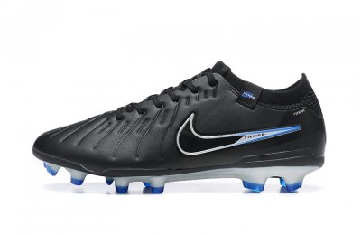 Nike Tiempo Legend 10 Elite FG Shadow - Black/Hyper Royal/Chrome