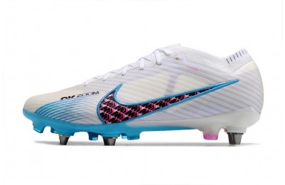 Nike Air Zoom Mercurial Vapor 15 Elite SG Removable Studs Blast - White/Baltic Blue/Pink Blast
