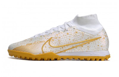 Nike Zoom Mercurial Superfly 9 By You Elite TF Turf - White/Gold