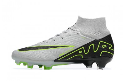 Nike Zoom Mercurial Superfly 9 Elite FG - Atmosphere Grey/Black/Green