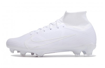 Nike Zoom Mercurial Superfly 9 Elite FG - White/White/Purple