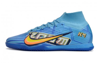 Nike Zoom Mercurial Superfly 9 KM Mbappe Pack Elite IC Indoor - Blue/White