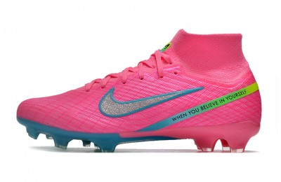 Nike Zoom Mercurial Superfly 9 Marcus Rashford Signature Elite FG - Pink/Blue/Green