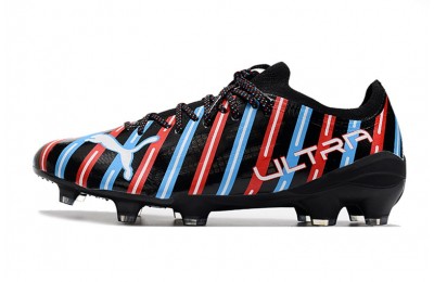 Puma Ultra 1.4 FG/AG Barbershop - Black/White/Blue/Red