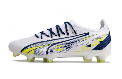 Puma Ultra Ultimate FG/AG Christian Pulisic - White/Yellow/Royal Blue