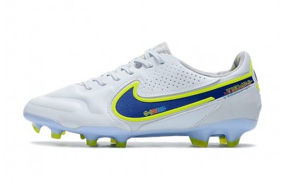 Nike Tiempo Legend 9 Elite FG 'The Progress' - White Grey/Blue