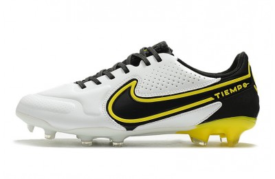 Nike Tiempo Legend 9 Elite FG - White/Smoke Grey/Yellow