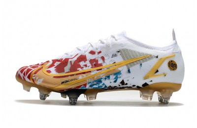 Nike Mercurial Vapor 14 Elite SG-PRO 'CR110' - White/Gold