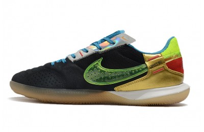 Nike Streetgato IC - Black/Volt/Blue/Metallic Vivid Gold