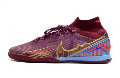 Nike Air Zoom Mercurial Superfly 9 Elite IC Mbappe KM - Purple/Blue/Gold