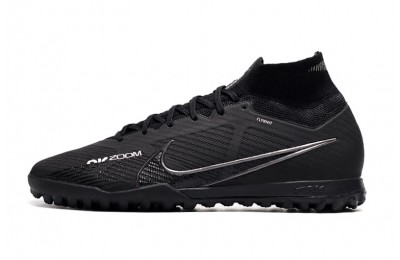 Nike Air Zoom Mercurial Superfly 9 Elite TF Turf - Black/White/Green