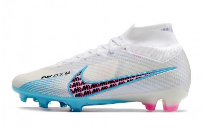 Nike Air Zoom Mercurial Superfly 9 Elite FG Blast Pack - White/Blue/Pink