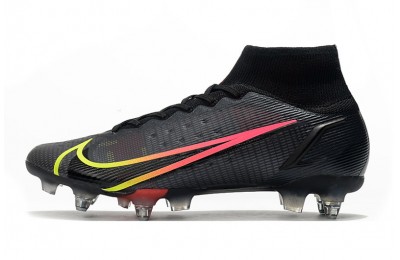 Nike Mercurial Superfly 8 Elite SG 'Black x Prism' - Black/Yellow/Red