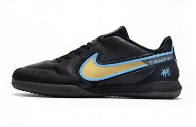 Nike Tiempo Legend React 9 Pro IC 'Golden Trophy' - Black/Blue/Gold