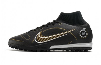 Nike Mercurial Superfly 8 Elite TF 'Shadow' - Black/Gold/Silver