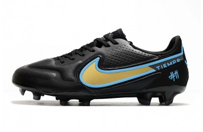 Nike Tiempo Legend 9 Elite FG Golden Trophy - Black/Blue/Gold