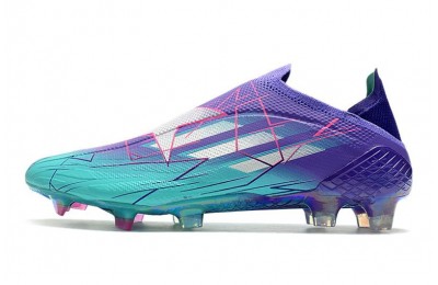 Adidas X SpeedFlow + FG 'Champions Code' - Purple/Silver/Sky Blue