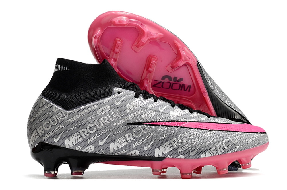 Nike Air Zoom Mercurial XXV Superfly 9 Elite FG Silve Pink